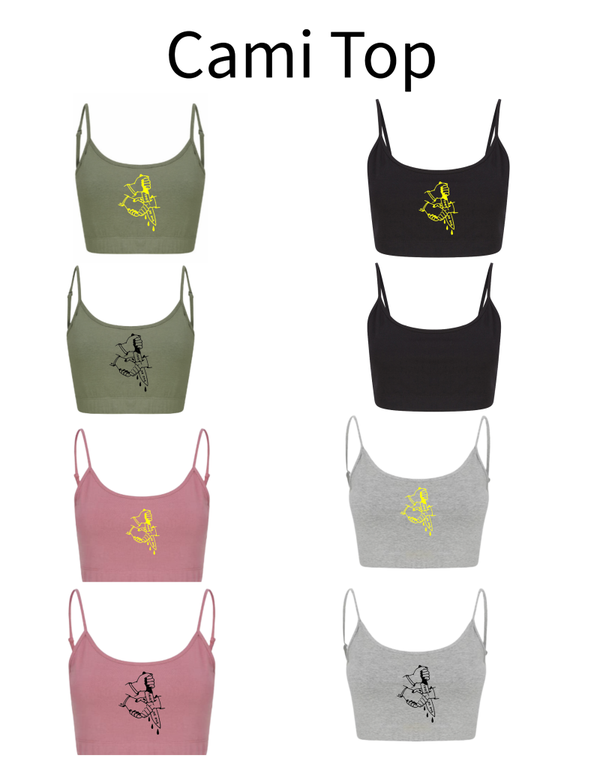 Cami Top Hand stich mit Messer 1