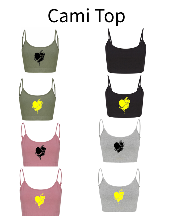 Cami Top Herz mit Schlange 1