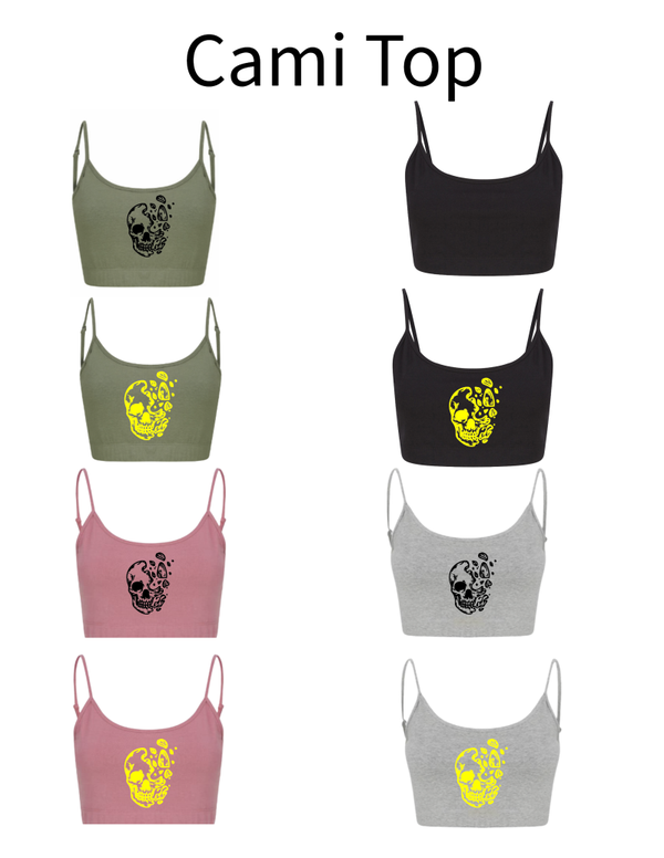 Cami Top Totenkopf 18