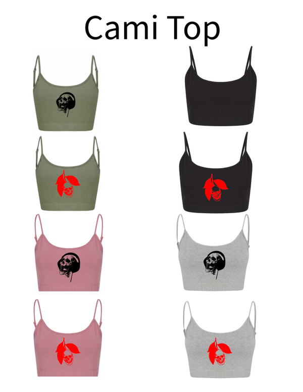 Cami Top Totenkopf 28
