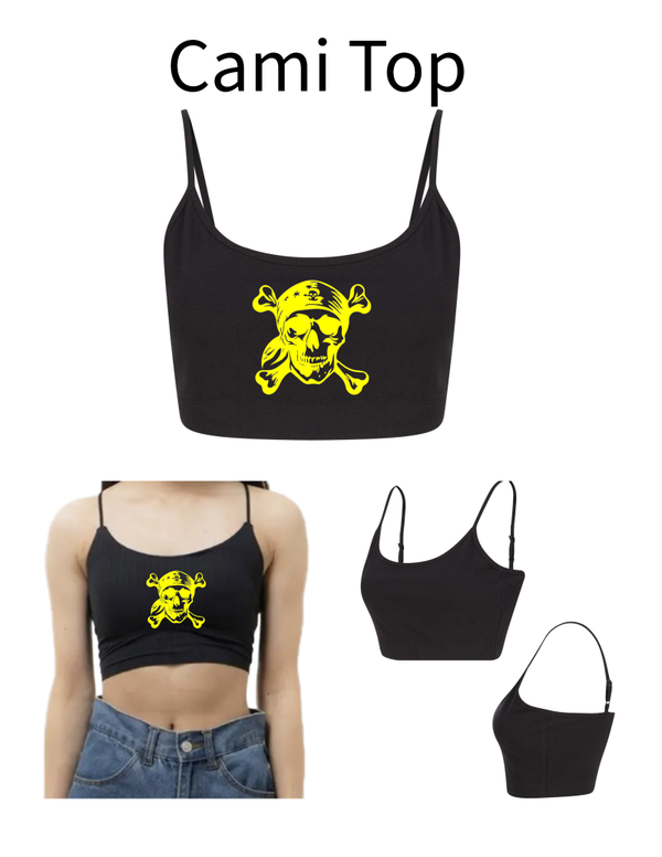 Cami Top Totenkopf 35