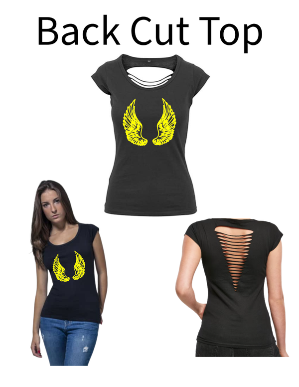 Back Cut Top Engelsflügel 1