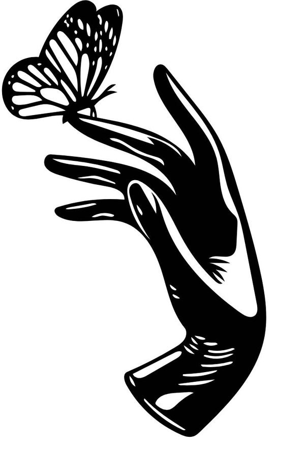 Turtleneck Body Hand Schmetterling 1