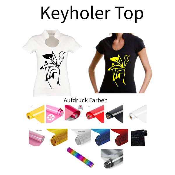 Corporate Top Keyhole Hand mit  Zigarette 1