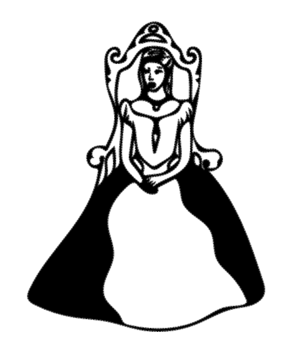 Frauen T-Shirt Königin Bild 1