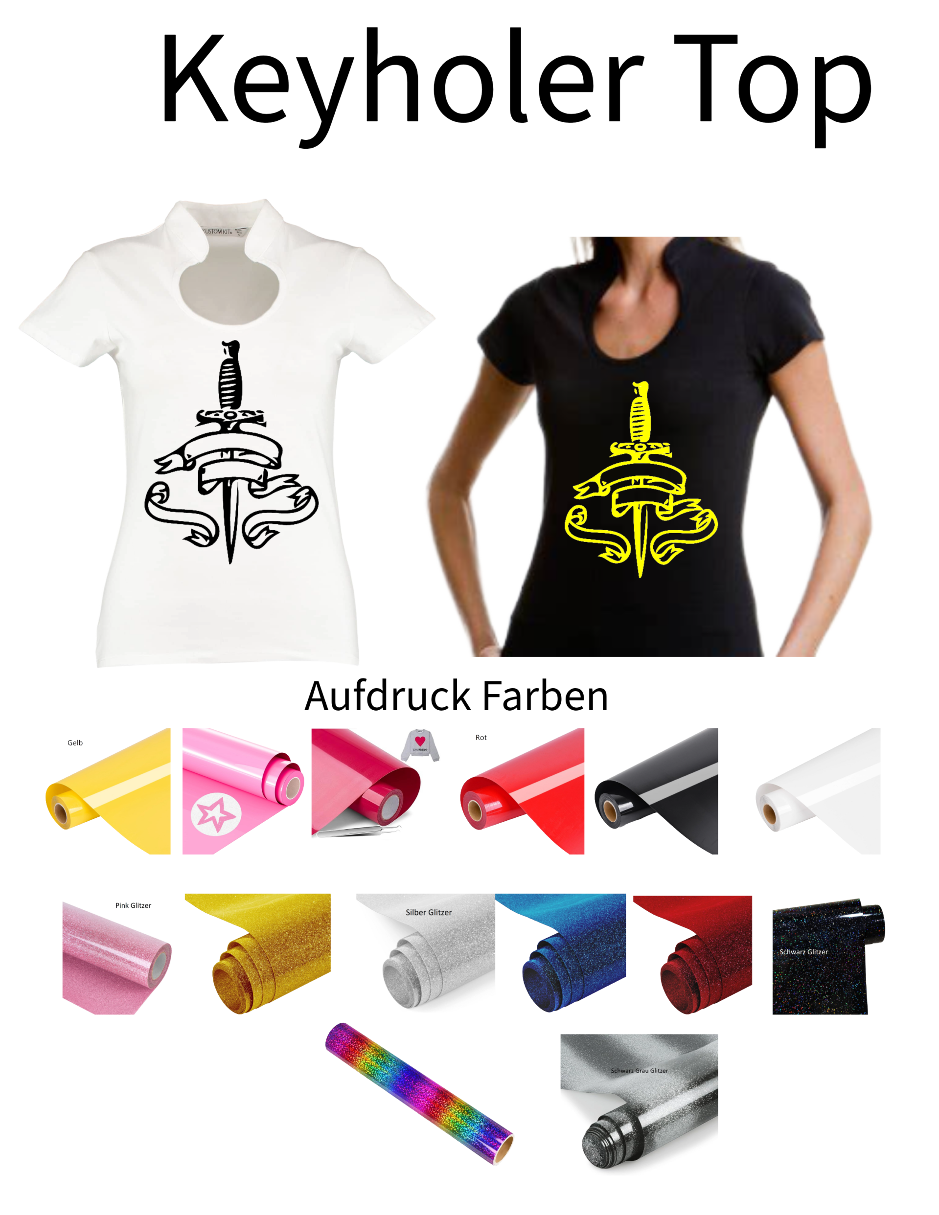 Corporate Top Keyhole Dolch 4