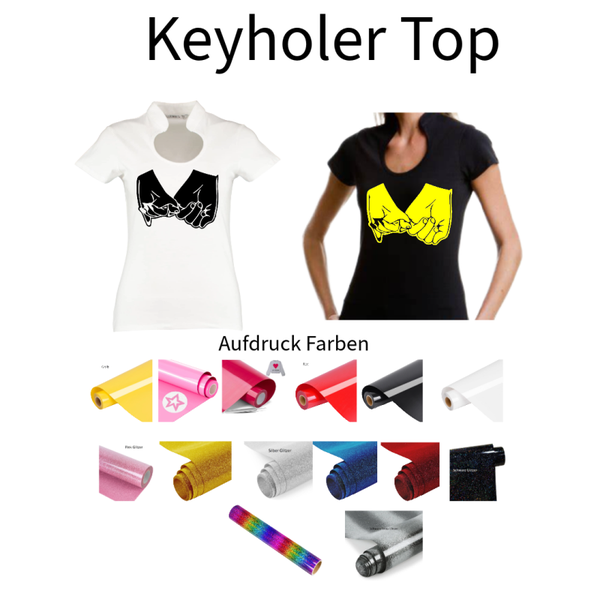 Corporate Top Keyhole Hand Mann Frau