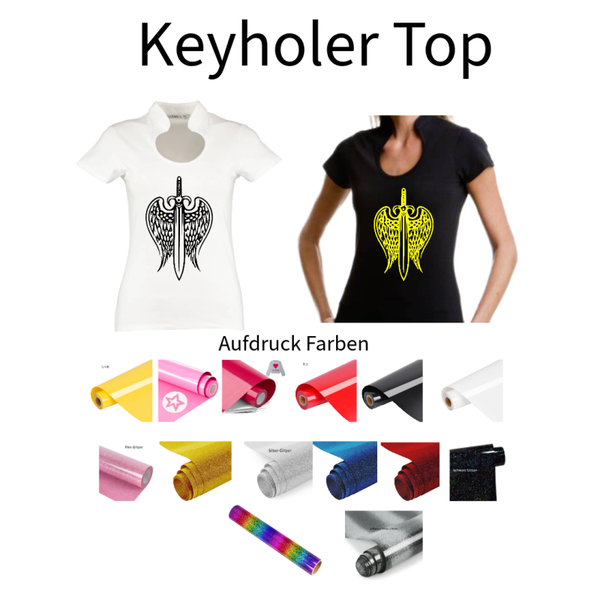 Corporate Top Keyhole Schwert 9