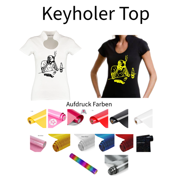 Corporate Top Keyhole Skelett Mensch 1