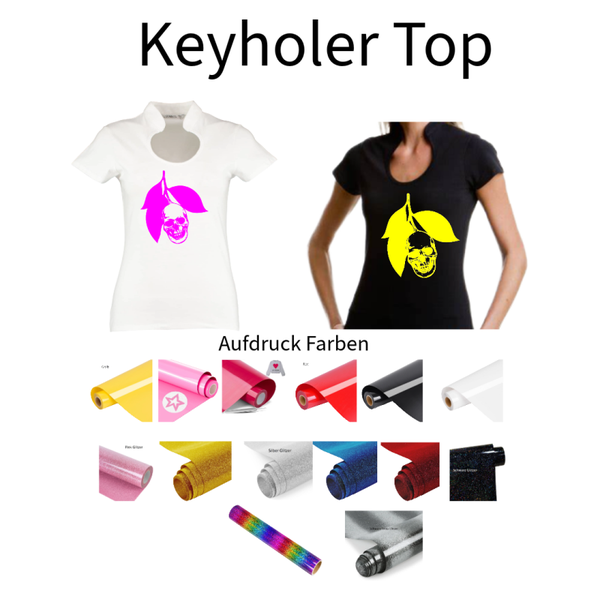 Corporate Top Keyhole Totenkopf 27
