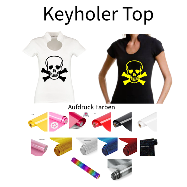 Corporate Top Keyhole Totenkopf 300