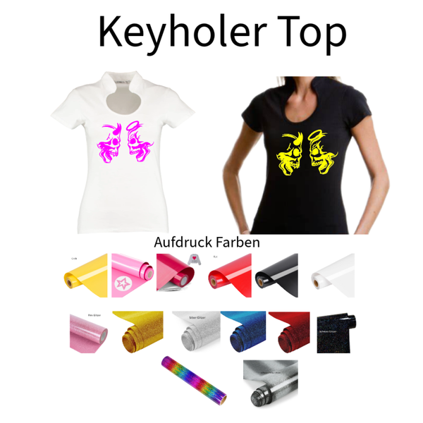 Corporate Top Keyhole Totenkopf 31