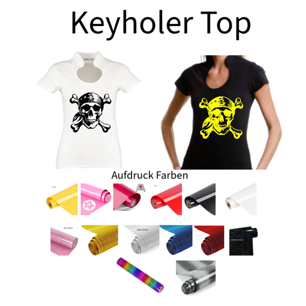 Corporate Top Keyhole Totenkopf 35
