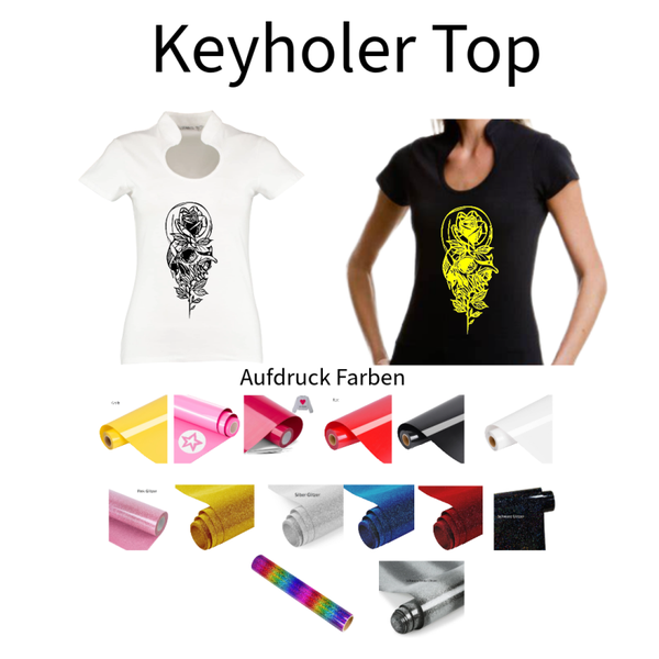 Corporate Top Keyhole Totenkopf 42,