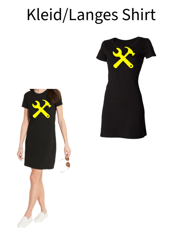 Langes Shirt/ Kleid Gabelschlüssel 2