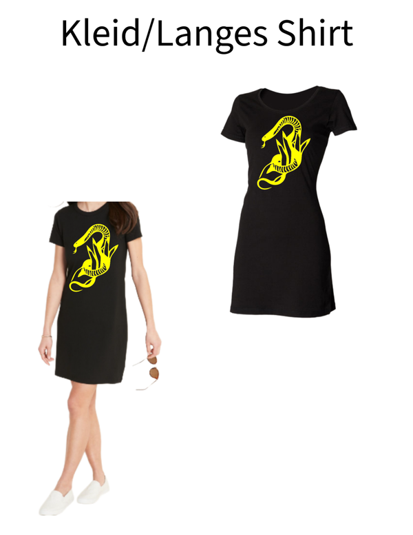 Langes Shirt/ Kleid Hand mit Schlange 1