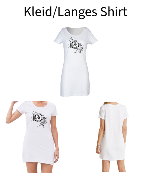 Langes Shirt/ Kleid Kompass 1