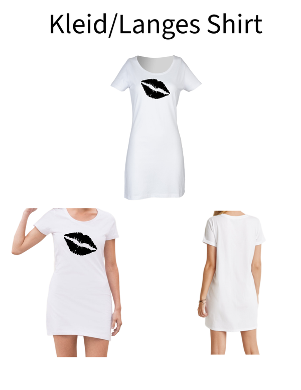 Langes Shirt/ Kleid Mund 0