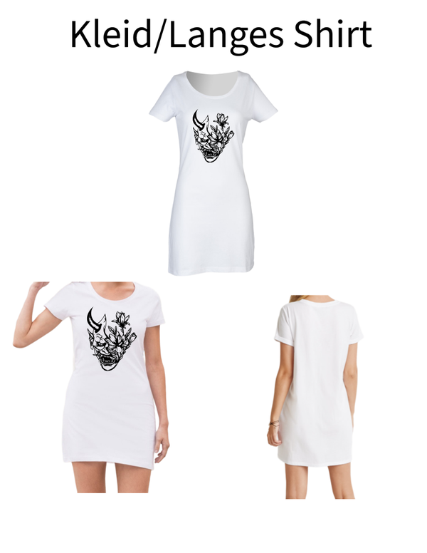 Langes Shirt/ Kleid Teufel Herz 1