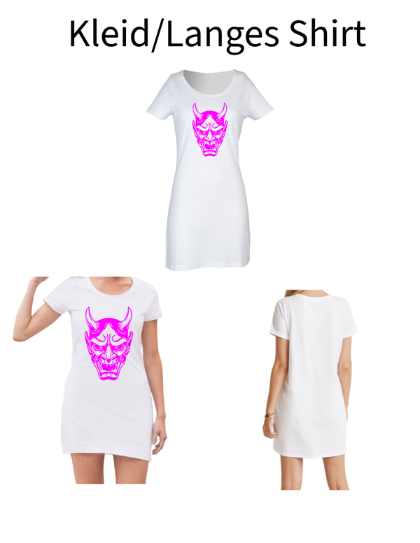 Langes Shirt/ Kleid Teufelskopf 1