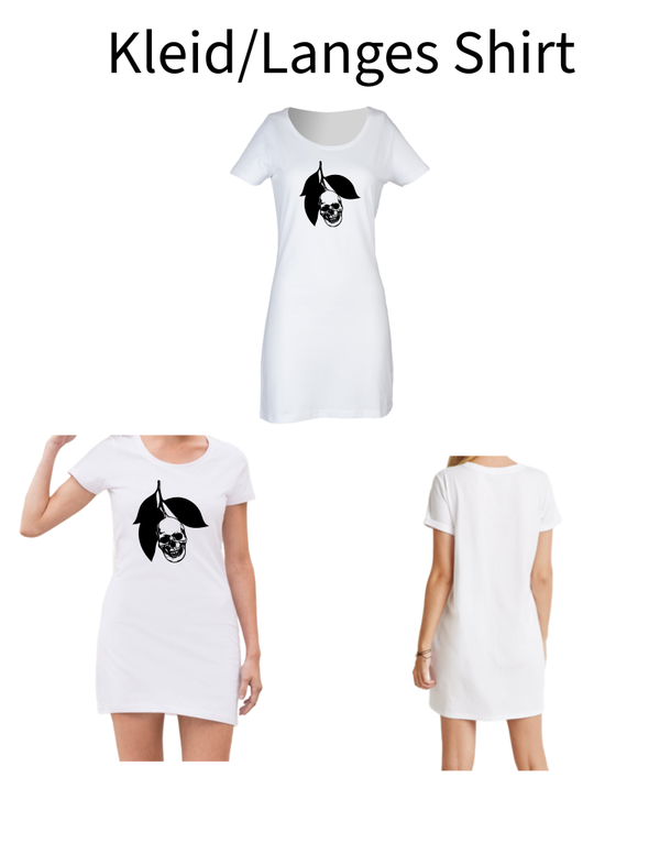 Langes Shirt/ Kleid Totenkopf 27
