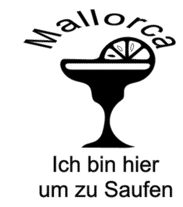 Turtleneck Short Top Mallorca Saufen 3