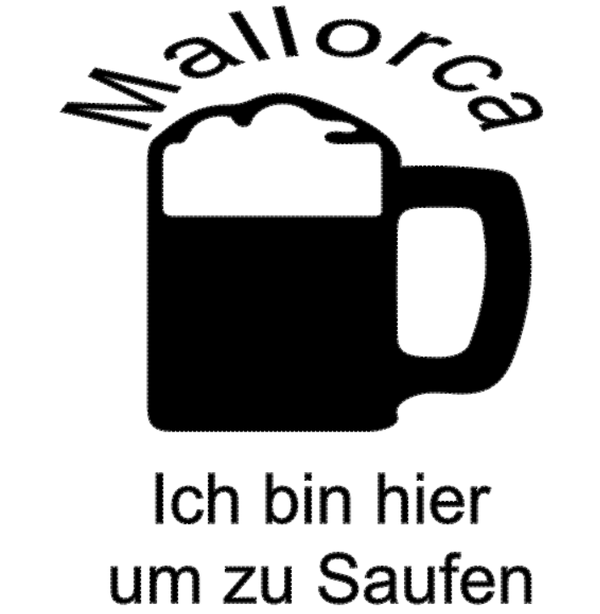 Turtleneck Short Top Mallorca Saufen 4