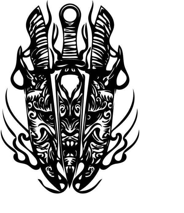 Neckholder Top Messer 9