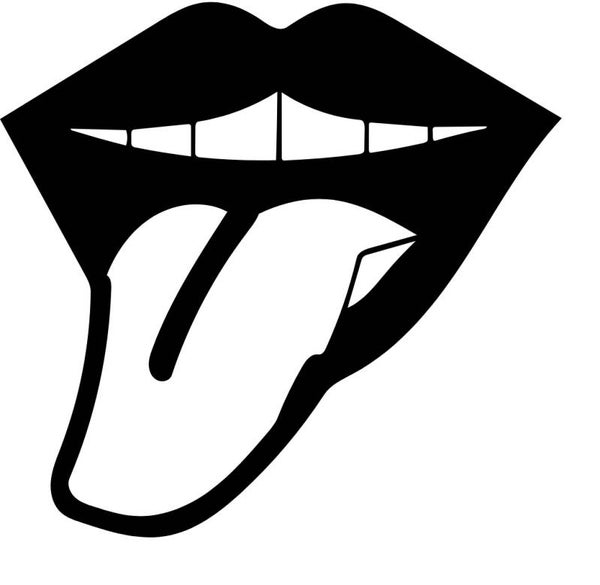 Neckholder Top Mund Zunge Raus 2