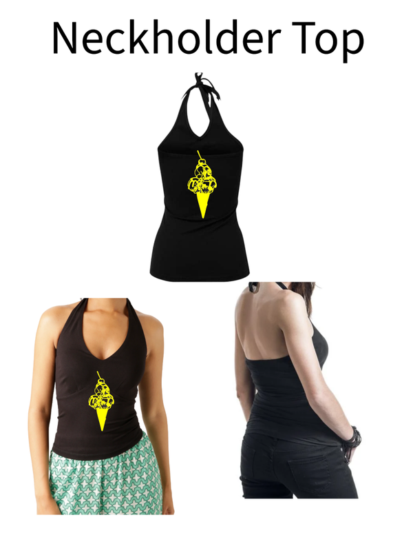 Neckholder Top Eis 1