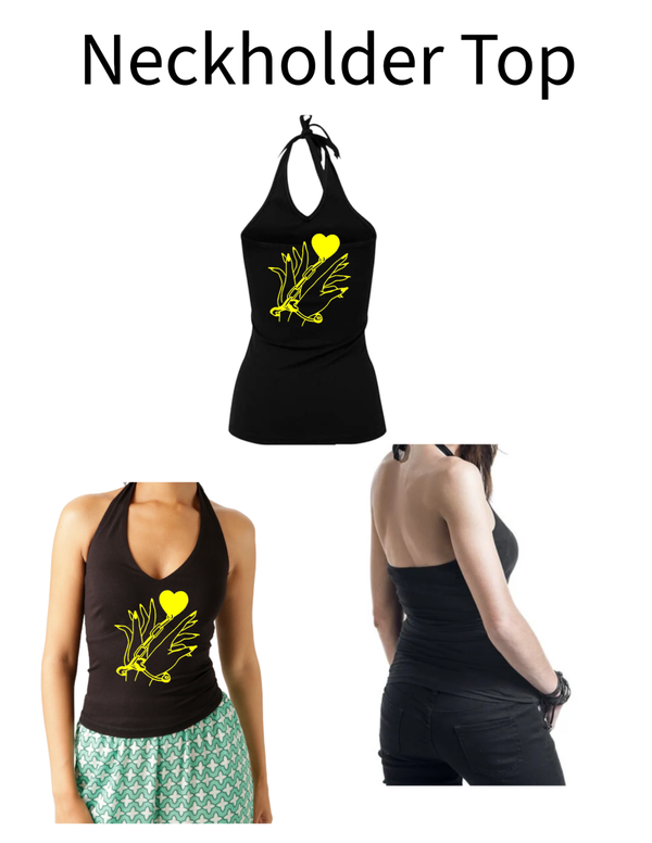 Neckholder Top Hand mit Handschellen 1