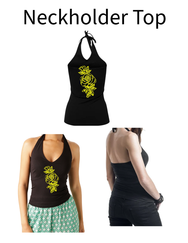 Neckholder Top Rose 4
