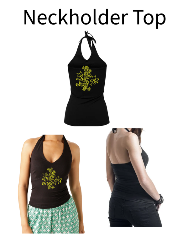 Neckholder Top Rose 7