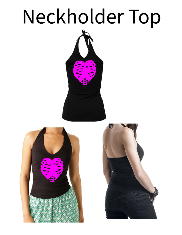 Neckholder Top Skelett 5
