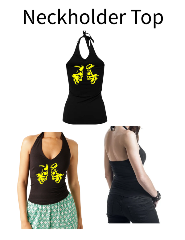 Neckholder Top Totenkopf 31