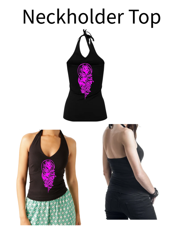 Neckholder Top Totenkopf 42