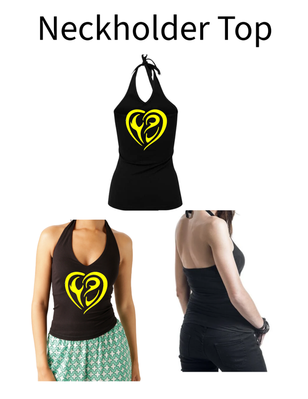 Neckholder Top Herz 1