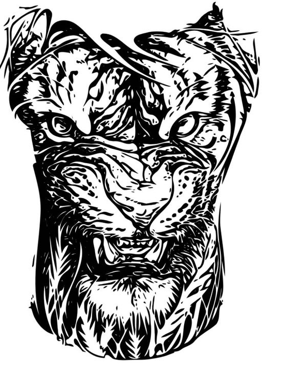 Turtleneck Short Top Panther 1