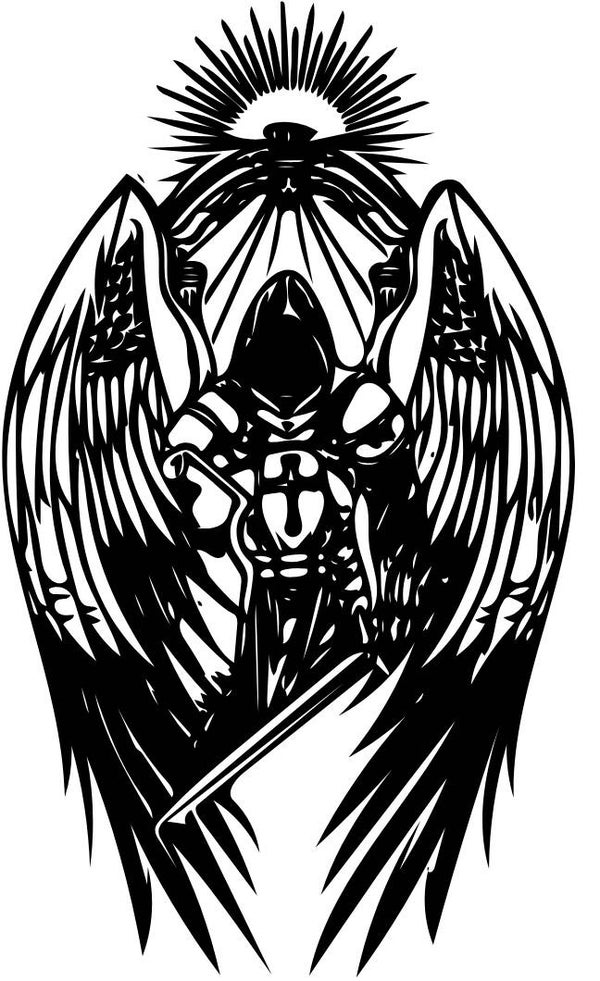 Turtleneck Short Top Ritter Mit Engelsflügel 2