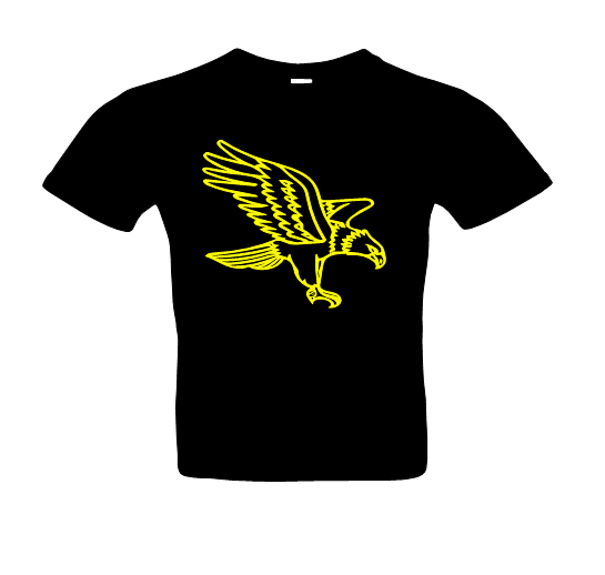 Frauen Adler 4 T-Shirt Glitzer