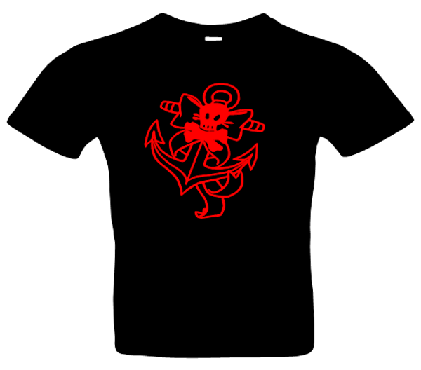 Frauen Anker 1 T-Shirt Glitzer