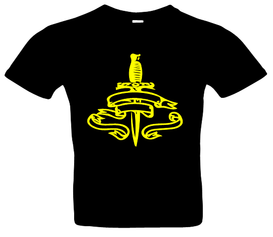 Frauen Dolch 4 T-Shirt Glitzer