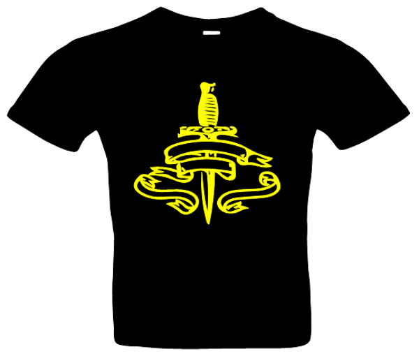 Herren Dolch 4 T-Shirt Glitzer