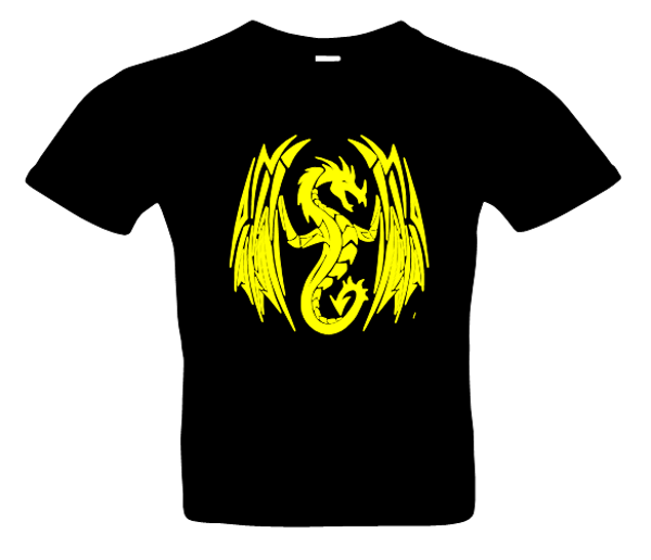Herren T-Shirt Drachen 5