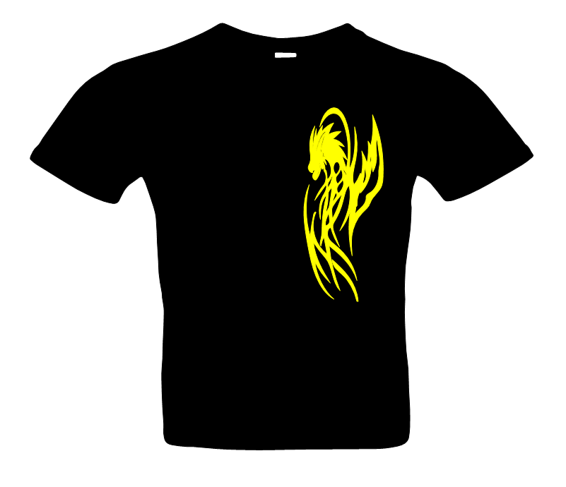 Frauen Drachen 6 T-Shirt Glitzer