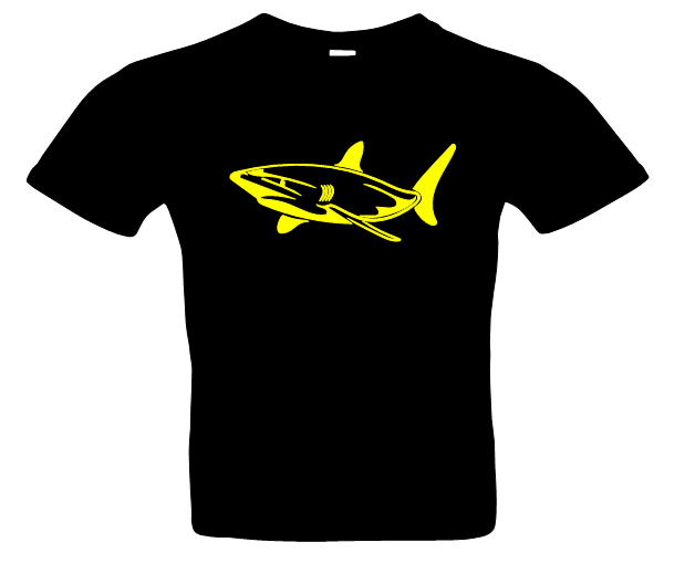 Frauen Hai 0 T-Shirt Glitzer