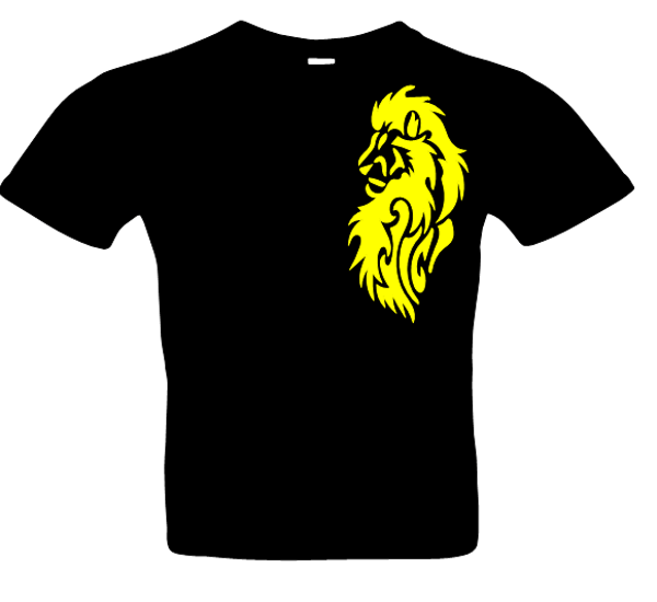 Frauen Löwe 8 T-Shirt Glitzer