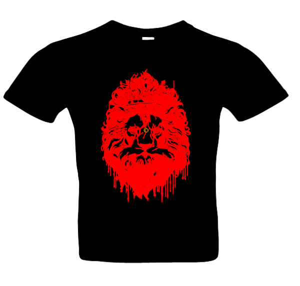 Herren T-Shirt Löwe 12