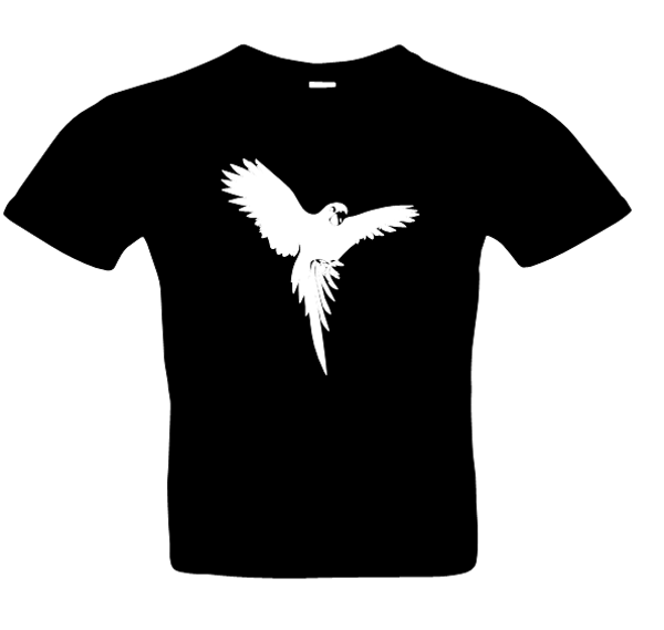 Frauen Papagei 1 T-Shirt Glitzer