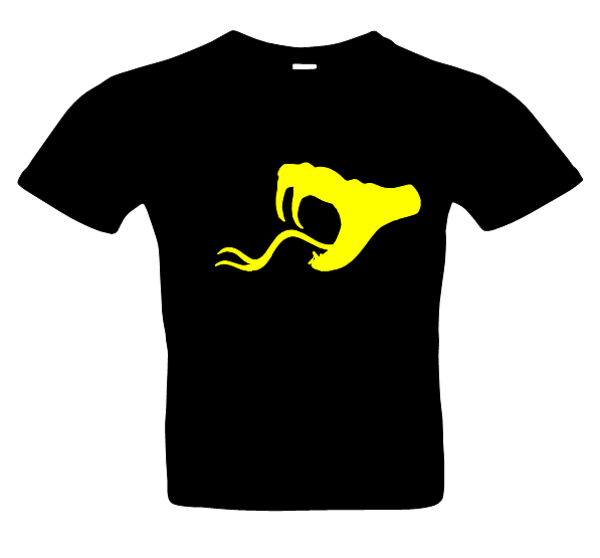 Herren T-Shirt Schlange 1